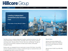 Tablet Screenshot of hillcoregroup.com